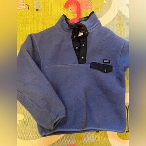 Patagonia Kids Blue Pullover Fleece